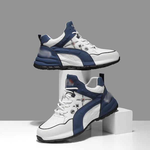 

shoes Elegant Men's Heeled Slip-Resistant Boots for Durability & Style, Blue