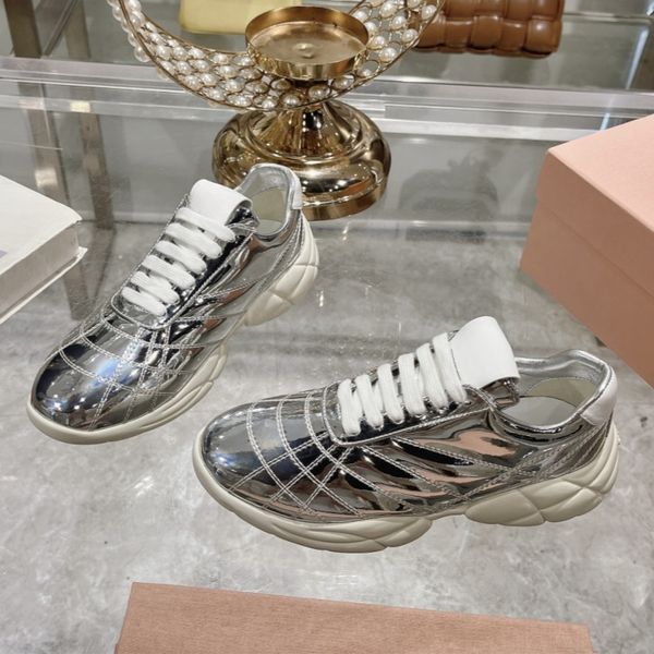

Classic casual shoes famous designer shoes solid color leather flat letter sneakers lace-up comfortable travel platform shoes new waterproof non-slip outing shoes, -5