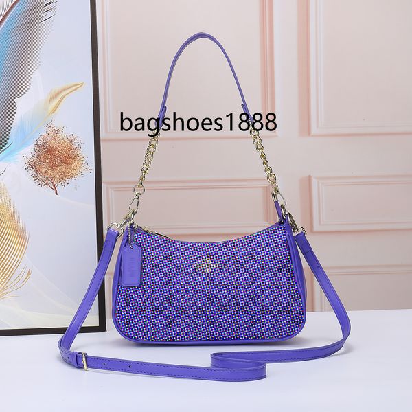 

High quality Underarm Chain Small square bags for Woman 25 cm Coffee letter printing Canvas nylon Women's cross body leather tote bag Designer handbags bagshoes1888, Other logo#9