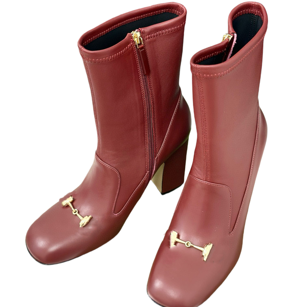 

Designer Boots Women boots Ankle High Heels Chelsea Boots Pointed Toe Shoes Goth Designer Pumps Winter 2024 New Shoes Women Motorcycle short Boots, Color5