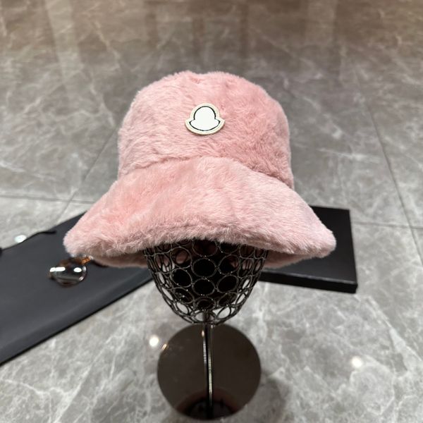 

Designer Plush Casual Hat Mens and Women Letter Plush Hat Winter Outdoors Warm Plush Hat Winter 4 Colors to Choose from, C2