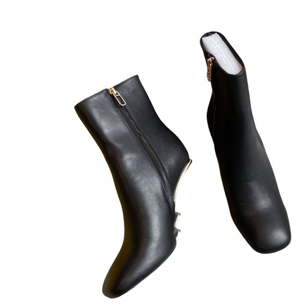 

Designer Boots Women boots Ankle boots High Heels Chelsea Boots Pointed Toe Shoes Goth Designer Pumps Winter 2024 New Shoes Women shoes short Boots, Color2