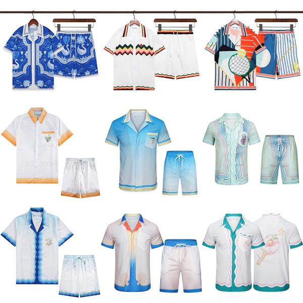 

Designer Mens Shorts and T Shirt Set Summer Designer Set Fashion Holiday Couple Printing Casual looseshirt luxury high quality tee size M-3XL, Indigo