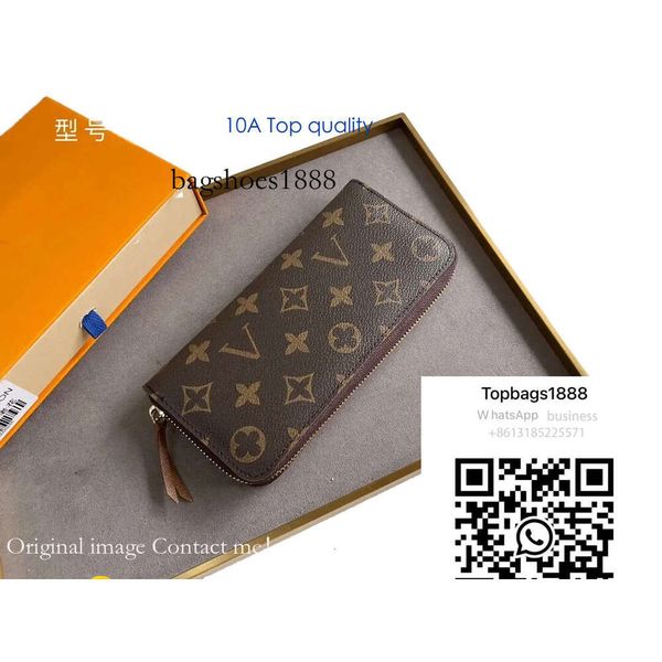 

High-Quality Womens Designer Wallets S Clemence Zipper Coin Purse Classic-Wer Letter Long Card Holder Female Fashion Sma, Orange