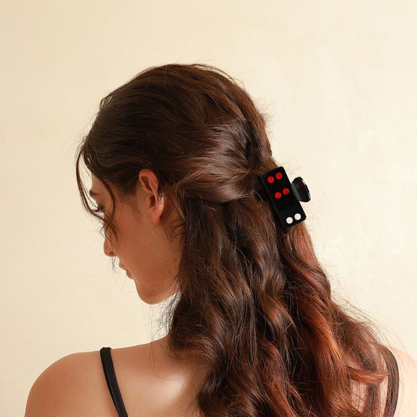 

New fun pai gow grasp clip quirky cute shark clip fashion novelty hairpin three six point number hair accessories headdress female