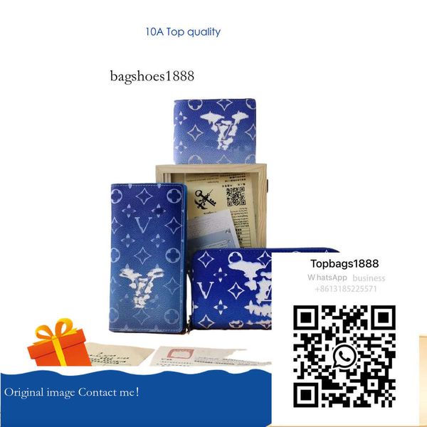 

High Quality Designer Mens Woman Holder Wallets Coin Purse Credit Card Wallet Letter Pring Wer Passport Credit Card Coin, Silver