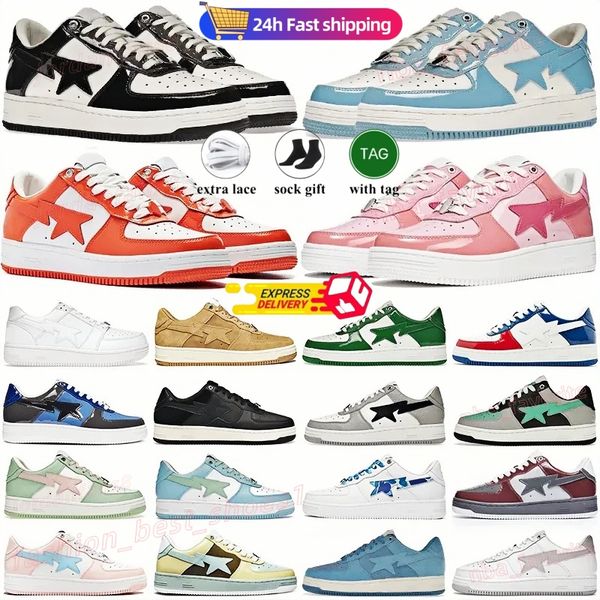

Casual Shoes Low Panda sk8 Patent Black Camo bule Grey Purple stas Green White men women sneakers Bapestaa Shoe bapestase Trainers Outdoor Sports Sneakers DHgate