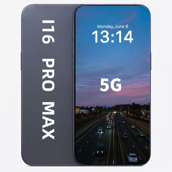 i15 i16 pro max 16+1TB Smartphone camera face unlock full smartphone 6.8-inch high-definition screen phone 5G dual SIM card USB-C 3.0 GPS