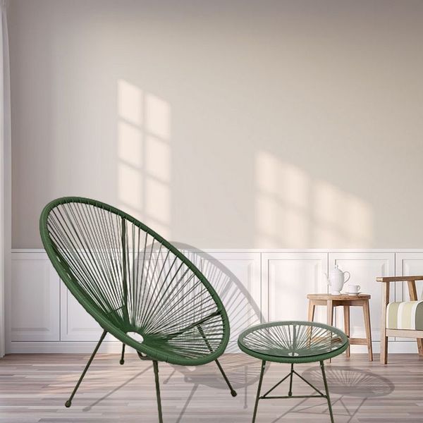 

balcony outdoor villa chairs wholesale Most Popular Outdoor Furniture Rattan Bistro Sets Metal 2pc Woven Bistro Set