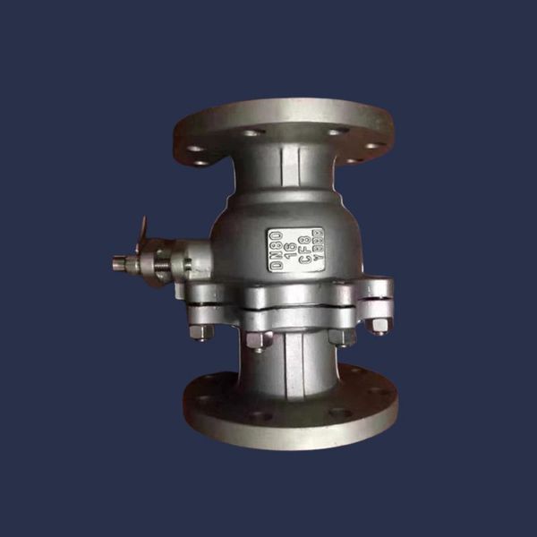 

Manual fluorine sealed cast steel floating flange ball valve