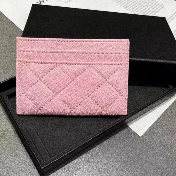 

2024 New brand fashion small checkered purse Alphabet Pearl Fashion Designer Card Bag portable Holders Hot sales Wallets, Colour 2