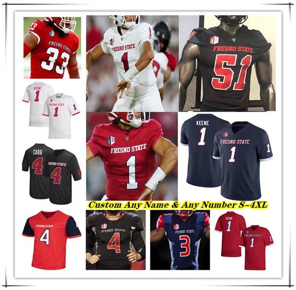 

Fresno State College Jerseys Football Mikey Keene Malik Sherrod Elijah Gilliam Mac Dalena Raylen Sharpe Jalen Moss Raylen Sharpe Tuasivi Nomura Cam Lockridge Carr, Men navy style