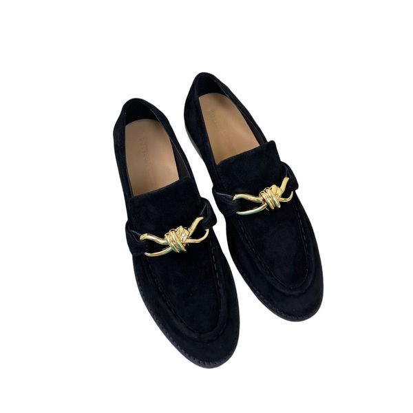 

Designer shoe Women shoe Loafers shoes dress shoes thick soled quilted leather cover mule patent casual shoes metal buckle flat shoes, Color7