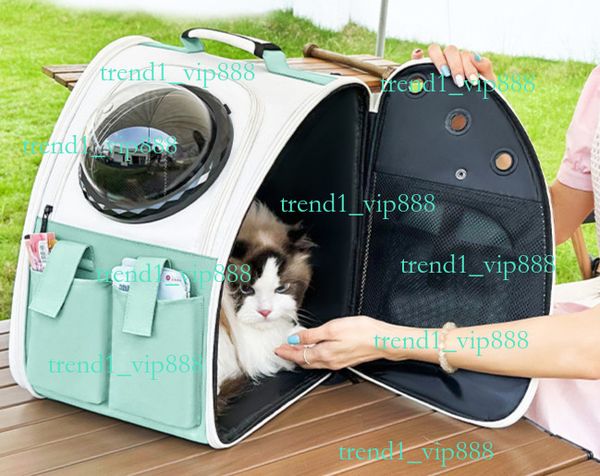 

Cat tote designer bag shoulder crossbody portable for outdoor use and dog backpack space capsule cat cage breathable  capacity pet bags e1c, Black