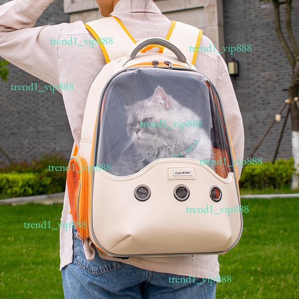 

Cat tote designer bag shoulder crossbody portable for outdoor use and dog backpack space capsule cat cage breathable large capacity pet bags 205, Orange