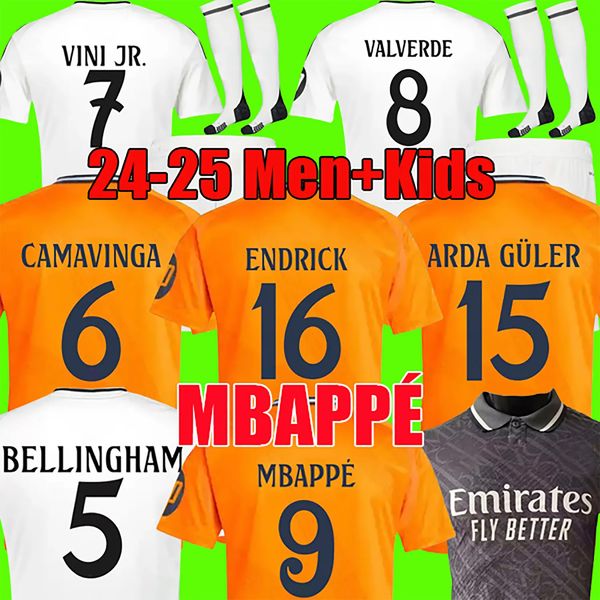 

24 25 BELLINGHAM VINI JR Real MadridS soccer jerseys SPECIAL football shirt MBAPPE Rodrygo CAMPEONES SPECIAL Camisetas kids uniforms AWAY FINAL JOSELU 24 2025 TOP, Blue