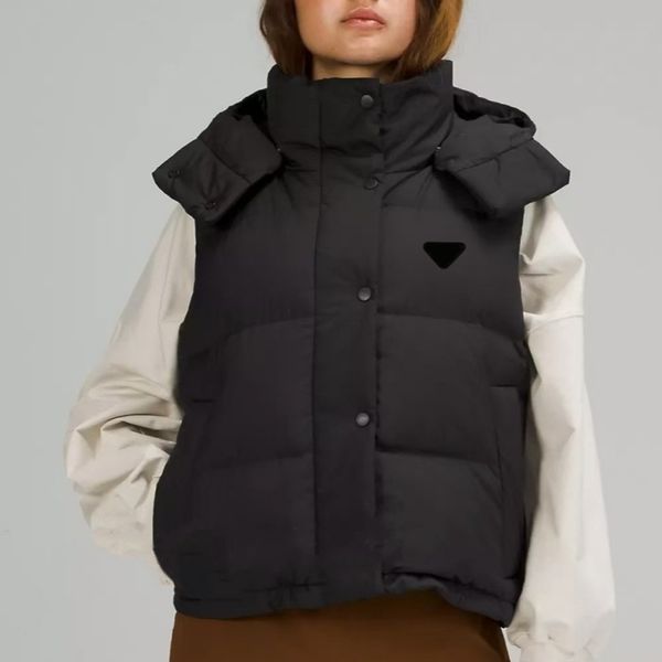 

Womens Vest designer Puffy Jacket women Jacket hoodies winter Tanks parka top fashion Sleeveless Woman Jackets Designers Coat Outwears Windbreaker Hooded Vest, P5