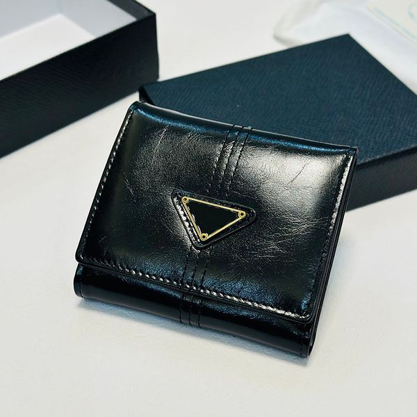 

Designer CC Wallets cowhide Leather Wallet Classic coin purse Handbags Classic Clutch Bags Luxurys Purse Card Women Ccredit card slot 12cm, Black