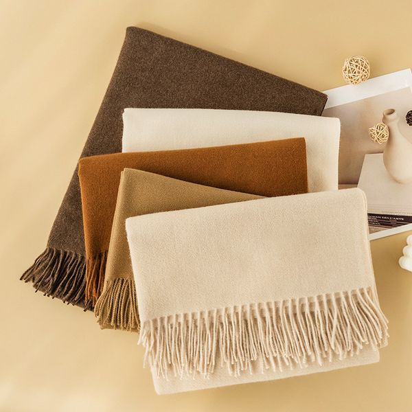 

Without Scarf designers nice Cahsmere for Box Accessories Trendy Cashmere Scarves scarf Sold go silk Winter Gradient Women scarvesreal
