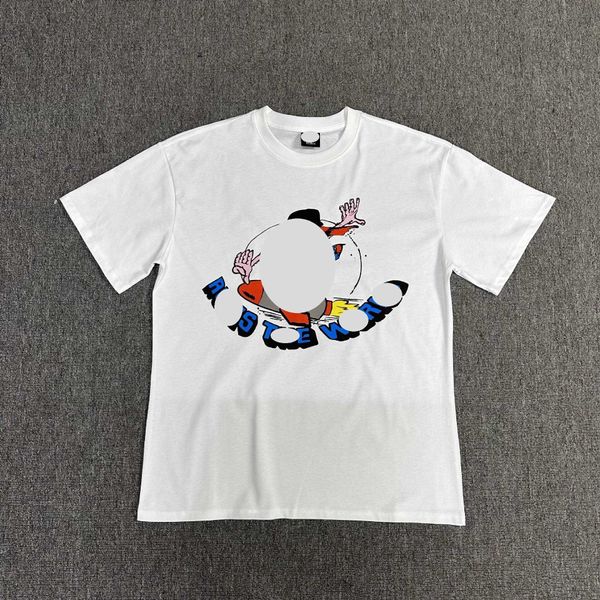 

daily wear T-shirt summer cotton Dev1 1sland t shirts for men Street Fashion Brand t-shirts New Rocket Joker Fun Print Men Couple Loose shirt, 3160 white