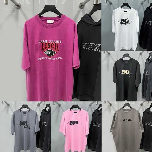 

Summer bale New Designer T shirt short sleeve waves Tee Men Women Lovers luxury T-shirts Fashion senior Pure cotton high quality casual sports tops tshirtsA69I, 22