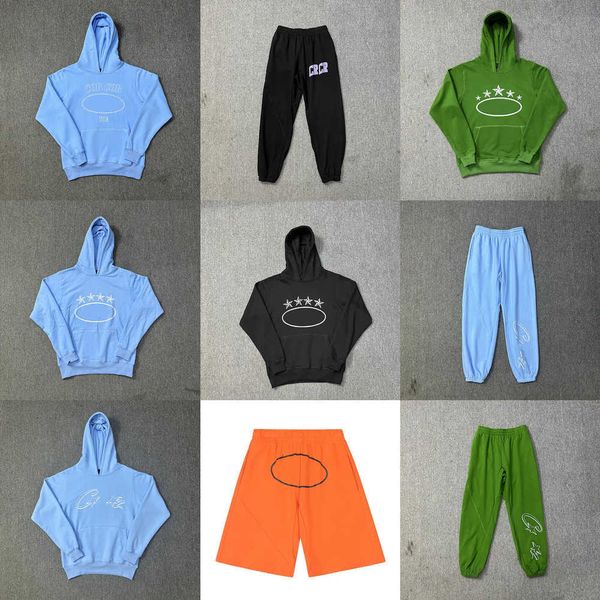 

Lovers Tracksuit Designer CORTZ Mens Hoodie Cotton Loose Devil's Island Print Street Fashion CORTZ Hoodies For Men Knitted High Street Sports Suit Mens Tracksuits, Short 4