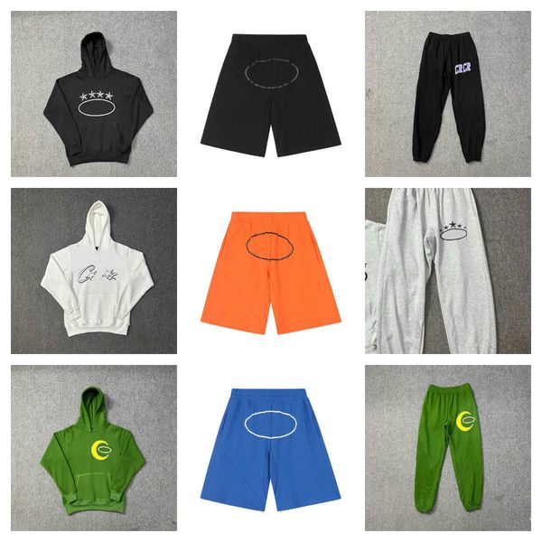 

Luxury Lovers Street Fashion Short Tracksuits Designer CORTZ Mens Hoodie Cotton Loose Devil's Island Print CORTZ Hoodies For Men Knitted Sports Suit Mens Tracksuits, Short 5