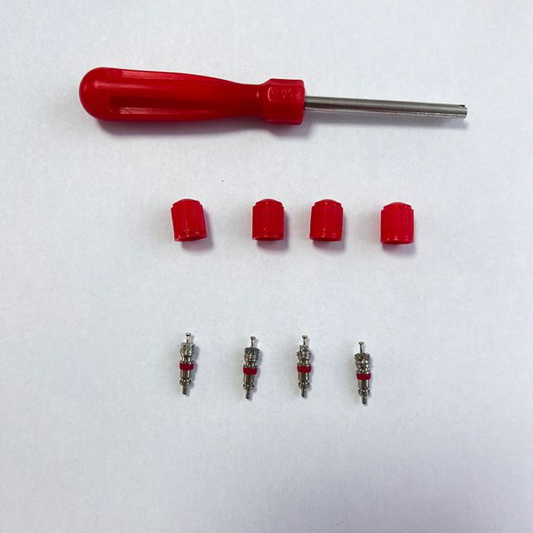 

plastic valve core wrench, , bicycle valve , 4-in-1 tire repair mini set