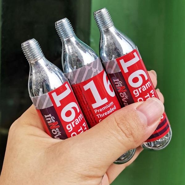 

bicycle pump inflator threaded tire inflator 16g CO2 filter CO2 cylinder