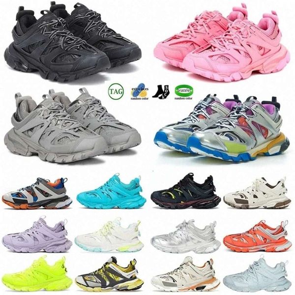 

Track 3.0 Casual Shoes Paris 18ss Tess.s. Mens Womens Triple White Black Pink Grey Beige Orange Blue Sneakers Tracks 3 Platform Tess Trainers Shoe