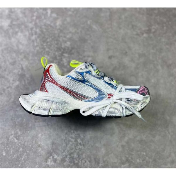 

Shoe Phantom Sneakers Men Women Retro Casual Shoes Black and White Mesh Comfortable Nylon Sneaker Personalized Shoelaces, Color 16