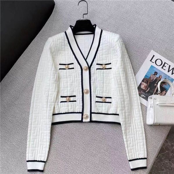 

undefined Designer cardigan cardigan brand womens sweaters shirts classic letter prints fashion black and white sweaters long sleeve knit jackets womenswear, 2_color