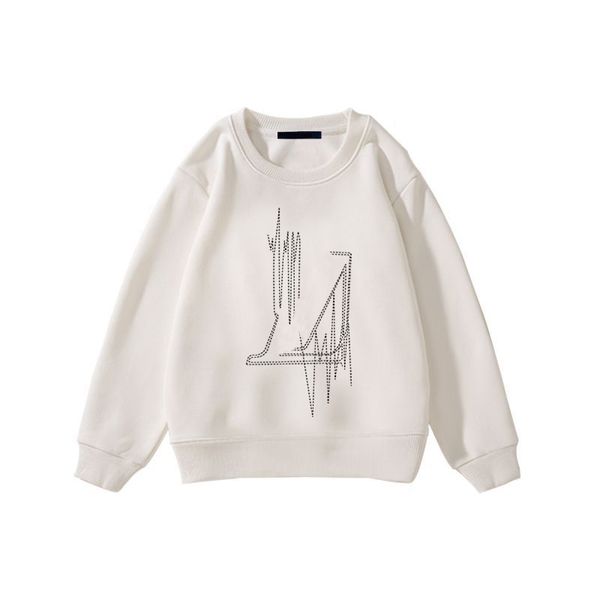 

Children Clothes Hoodie Sweatshirts Designer For Kids Girls V Flower Hoodies Long Sleeve Clothing Boys Sweatshirt Kid Tops CYD24010412-6, Beige