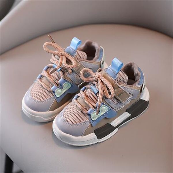 

Kids Casual Sneakers Spring Autumn Children Shoes Boys Girls Breathable Sports Shoes Designer Outdoor Athletic Shoes Toddler Baby First Walkers, Pink