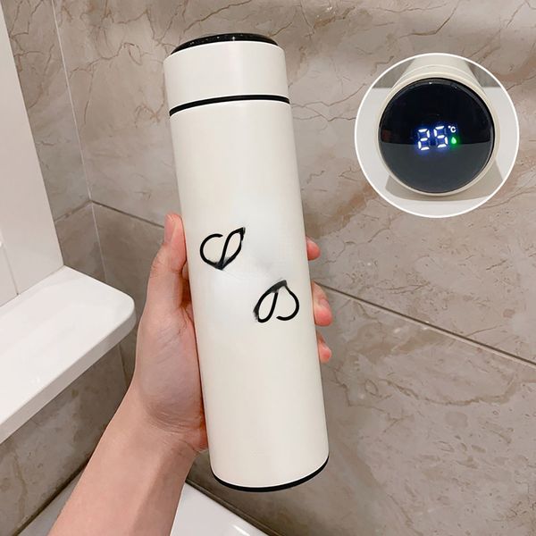 Luxury Designer Designer Bottles Stainless Steel Insulated Portable Travelling Water Bottle Intelligent Display Of Temperatures Free Shipping