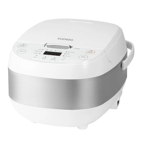 

Cuckoo 12Cup Cooked Rice Cooker 10 Menu Options Oatmeal Brown More TouchScreen Nonstick Inner Pot CR0605F 240104 2404, Gold
