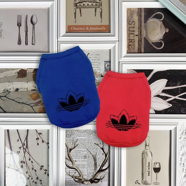 

Pet warm and fashionable hoodie with cartoon print for cats/dogs, 02blue