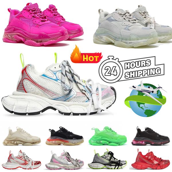 

Designer shoes Balencaigaities shoes 3XL Paris Men Women triple s mens shoes Sock White Black Sneakers retro track Gomma Leather Trainer Nylon Platform shoes, #13