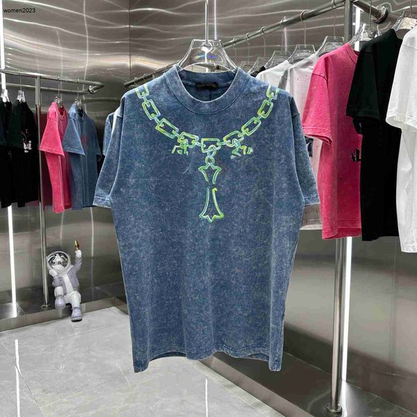 

Men T-shirt Mens Designer Tshirt Street Wear Menshirt Crew Neck Gymshirts Women T Shirt Logo Fashion Chains X Printing Gym Jumper Size -XXL Jan 05, #28