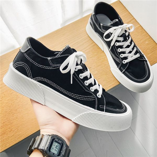 

Fashion Explosive pattern Designer Shoes Free shipping Men's lace-up Wear Canvas leather thick soled shoes casual shoes Outdoor breathable, Sky blue