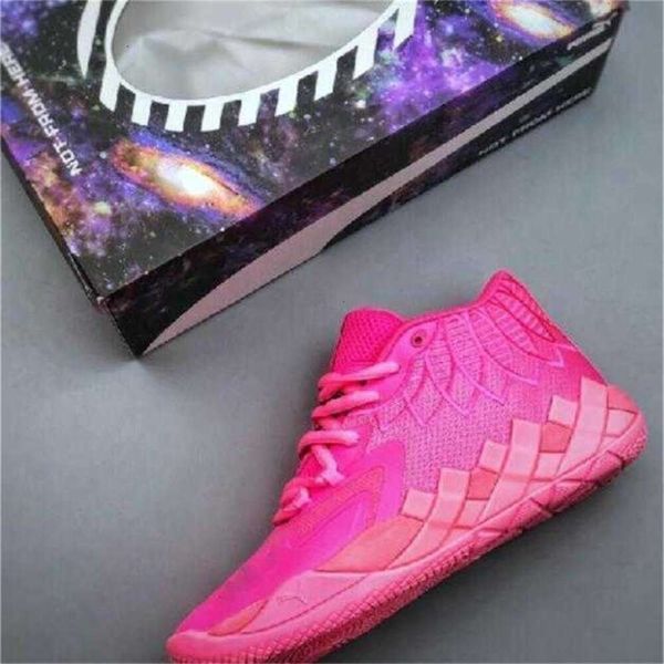 

Lamelo Shoes Ball Queen City Sales Mb1 Purple Glimmer Pink Green Black High Sport Trainner Sneakers Size 7-12.5, 14