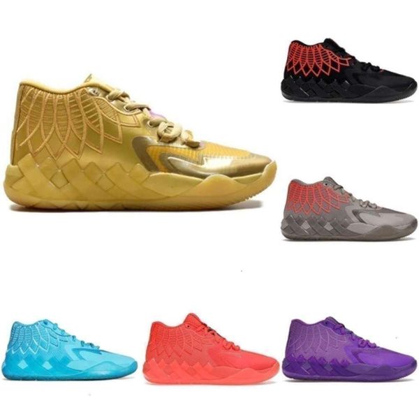 

Lamelo Sports Shoes Basketball Melo Shoes Lamelo Ball Mb 1 Mb.01 01 Lameloball Lamelos Rick and Galaxy Green Buzz City 2023 Man Trainer Sneaker Size 7 - 12, Gold