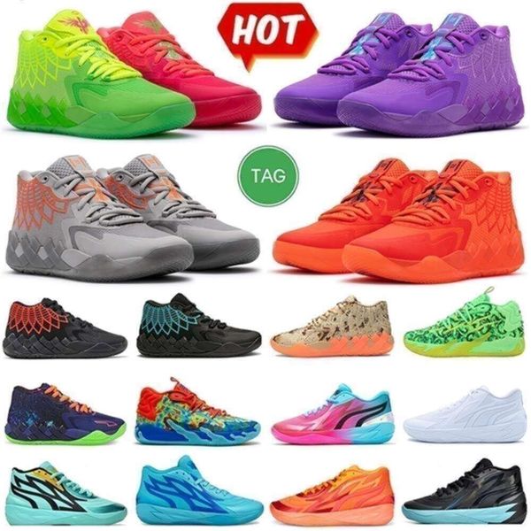

with Shoe Box Ball Lamelo 1 Mb01 Basketball Shoes Rick and Morty Rock Ridge Red Queen City Not From Here Lo Ufo Buzz City Black Blast Mens Trainers Sports Sneakers Us 7, Item#24