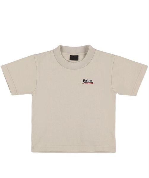 

Baby Boys Girls Brand T-shirts Summer Kids Short Sleeve T-shirt Cotton Children Tops Tees Letters Printed Child Shirt 3-10 Years, As picture