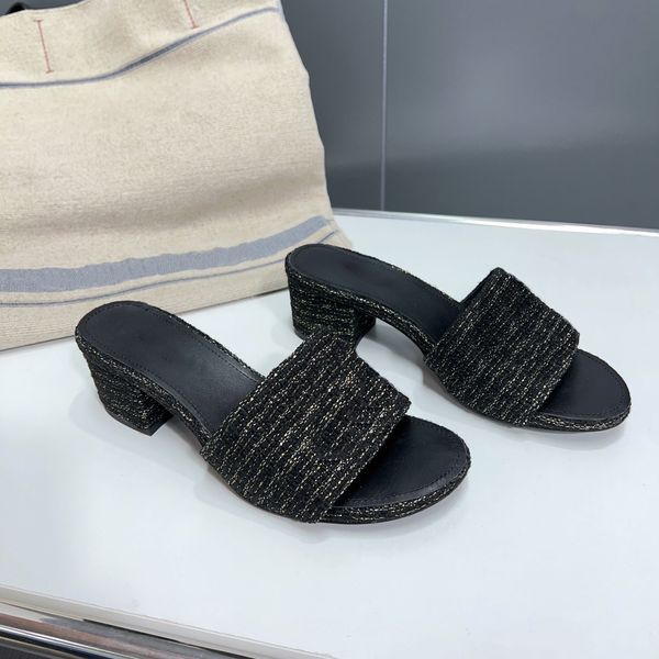 

Genuine Leather High quality Sandal casual shoe round toes flat slipper or sandals with heel womens Luxury famous Designers for factory footwear, Rice white 1