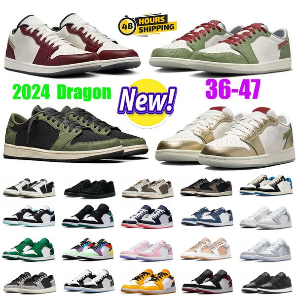 

Jumpman 1 Low Casual Shoes 1S Men Pine Green Pairs University Blue Smoke Grey Starfish Red Obsidian Women Yellow Bred Year of the Dragon Free shipping Basketball, #22