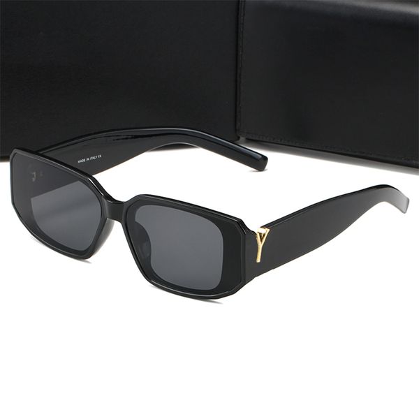 

Fashion High Designer Sunglass Classics Quality Sunglasses Women Men Sun glass Print Goggle Adumbral 6 Color Option Eyeglasses