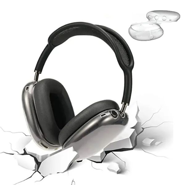 

Top Quality For Max Cushions Accessories Solid Silicone High Custom Waterproof Protective plastic Headphone Travel Case, Black