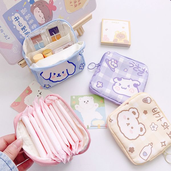 

Sanitary Napkin Storage Bags Cosmetic Purse Makeup Pouch Girls Physiological Period Tampon Organizer Mini Travel Bag