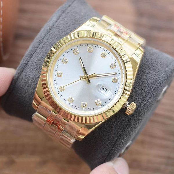 Luxury mens watch automatic designer watch mens watch womens fashion movement size 41MM 36MM 31MM stainless steel strap with date adjustment relojmujer Orologio